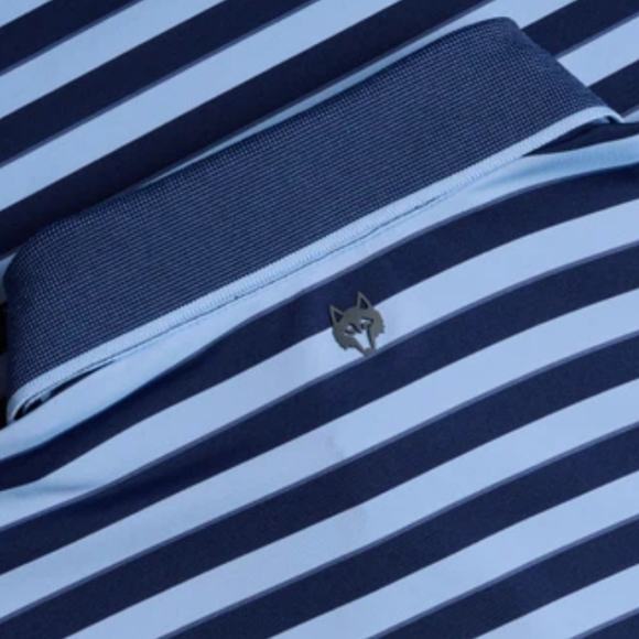 NWT Greyson Maltese Delphinium Falcon Men's XL Wolastog Blue Polo - Picture 4 of 14